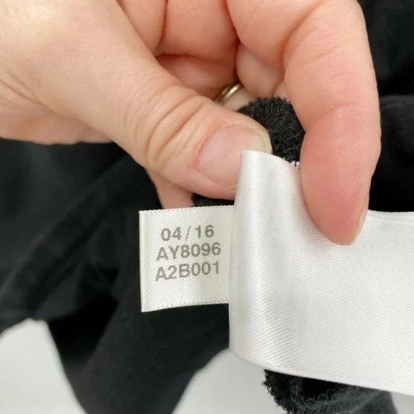 Adidas Men's Original Sport Luxe Mix Hoodie Trefoil Fleece Black Pullover Size M - Picture 10 of 11